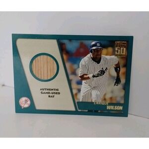 Enrique Wilson 2001 Topps Traded & Rookies Relics Bat #TTR-EW Yankees RARE‎ HTF